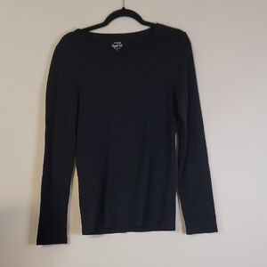 J. Crew Perfect Fit Black Top
